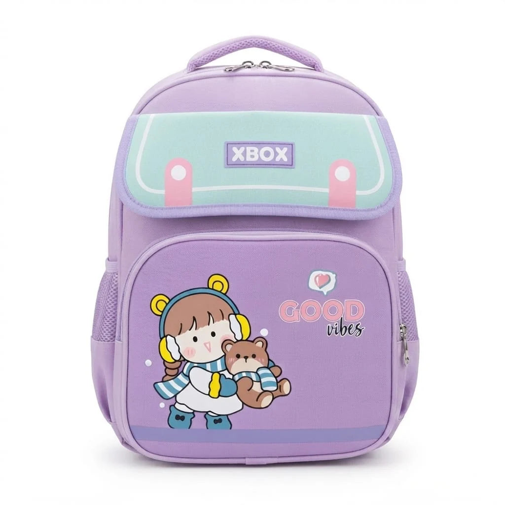 Good Vibes Imported School Bag for Nursery, Prep, Class One – Kids Backpack (Age 4-8)