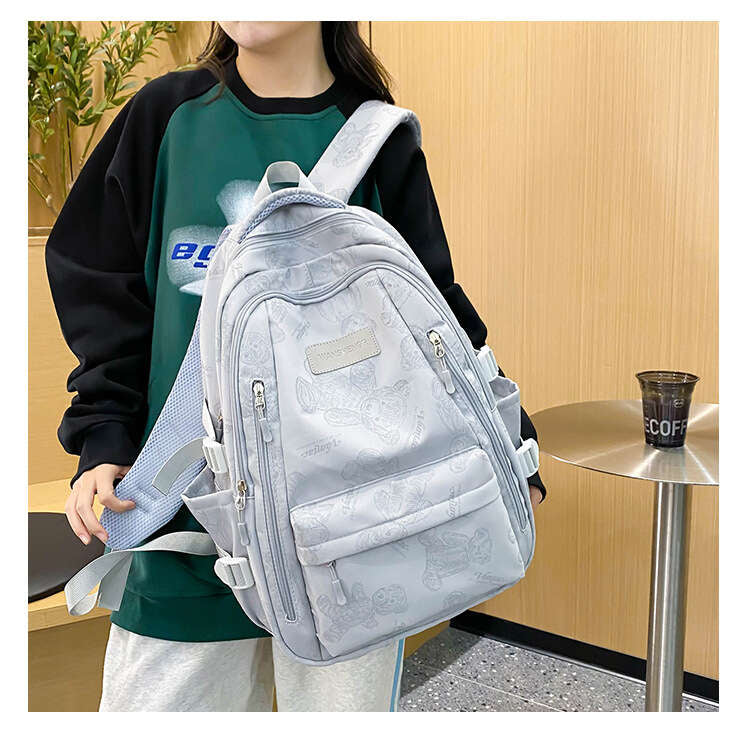 YIMIBAG Cute Teddy Design Backpack – Kawaii 16.9" Lightweight Waterproof School & Travel Bag (8 Pockets)
