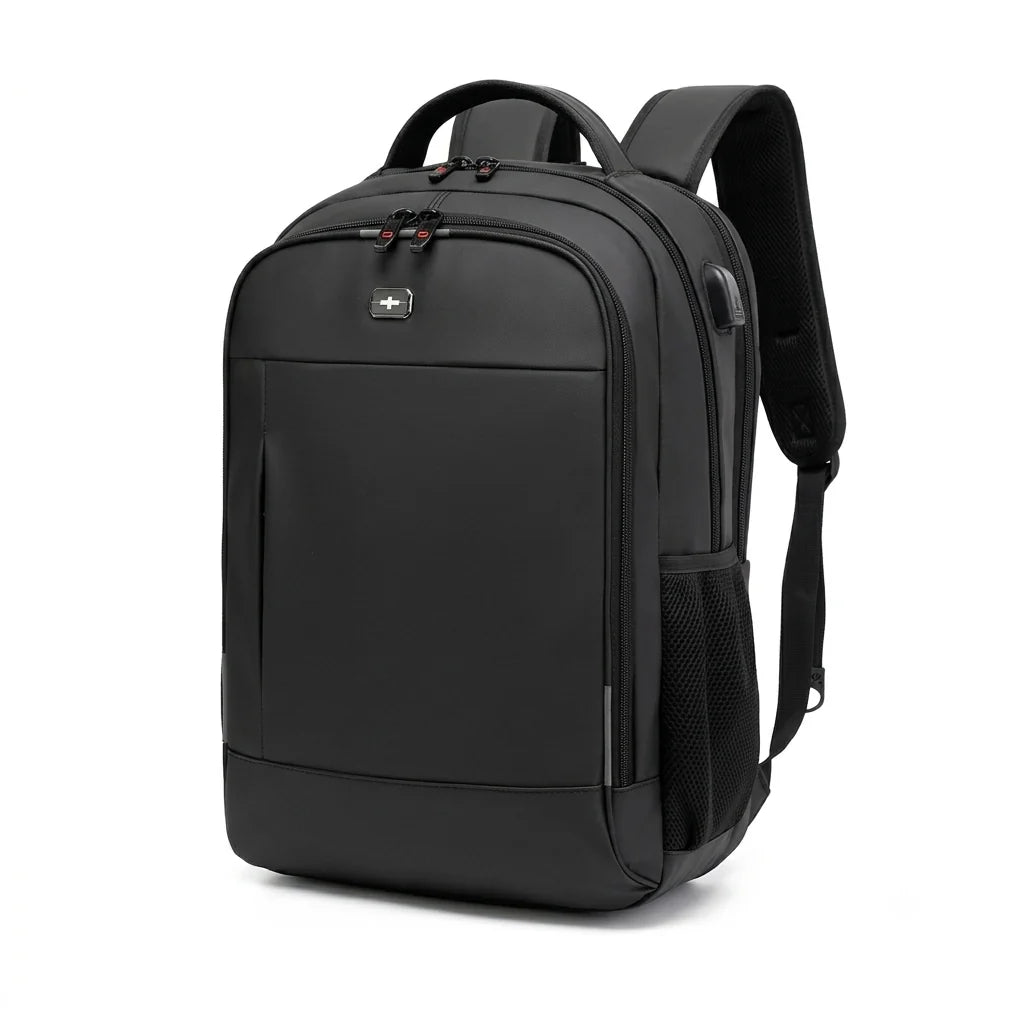 SWIGOR 17.3" Laptop Travel Backpack with USB Charging Port