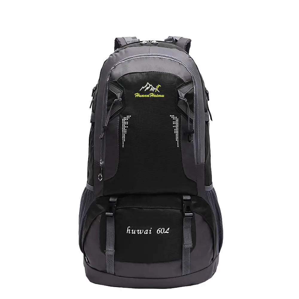 Huntvp 60L High Grade Hiking & Travel Backpack – Waterproof Trekking Bag with Shoe Compartment