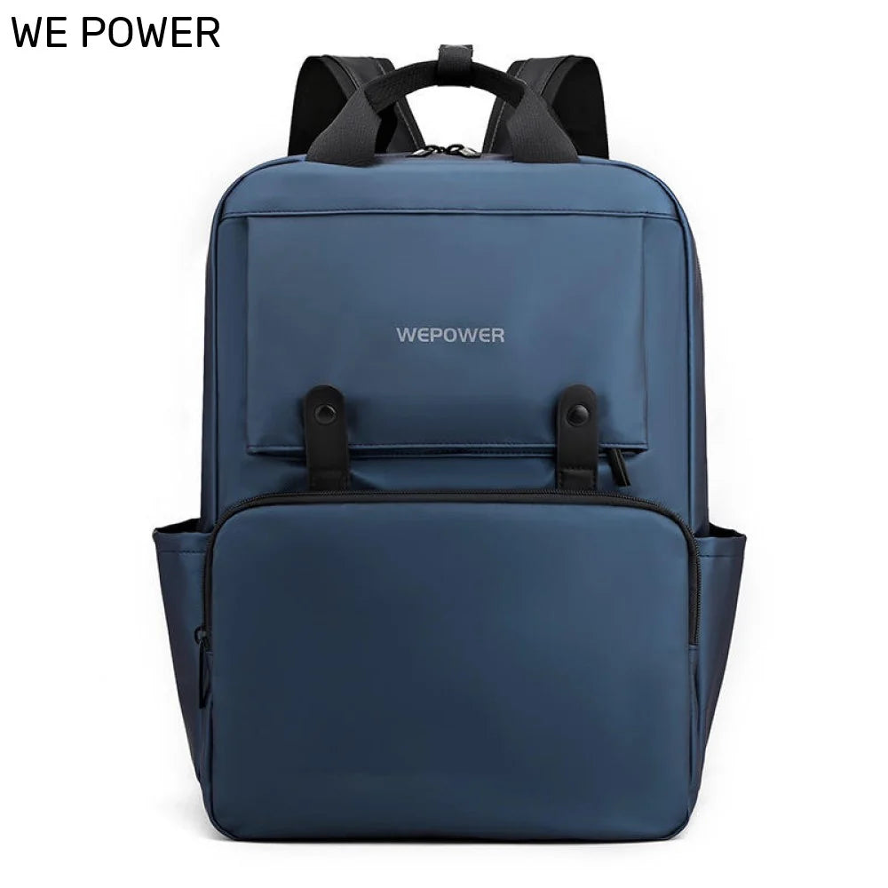 We Power Casual Unisex Backpack for Teenagers | 15" Laptop Compatible | Water Resistant | Blue