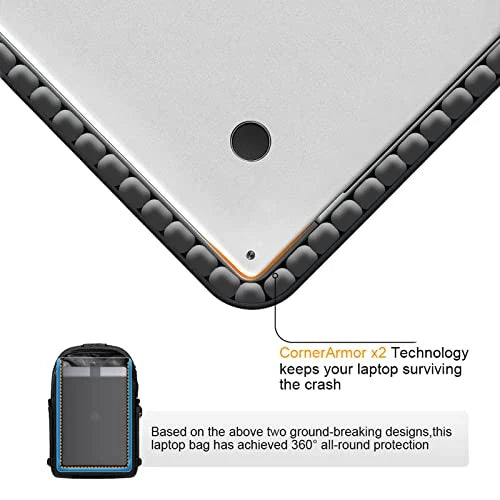 Tzowla Anti-Theft Laptop Travel Backpack – USB Charging & Headphone Port, Water-Resistant (Fits 15.6”–17.3”)
