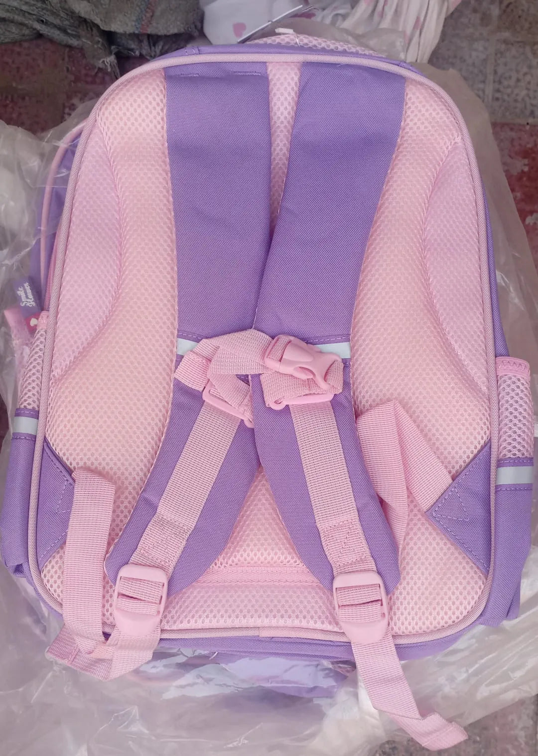 Apsis Junior School Bag for Girls – Barbie Design, Lilac & Pink