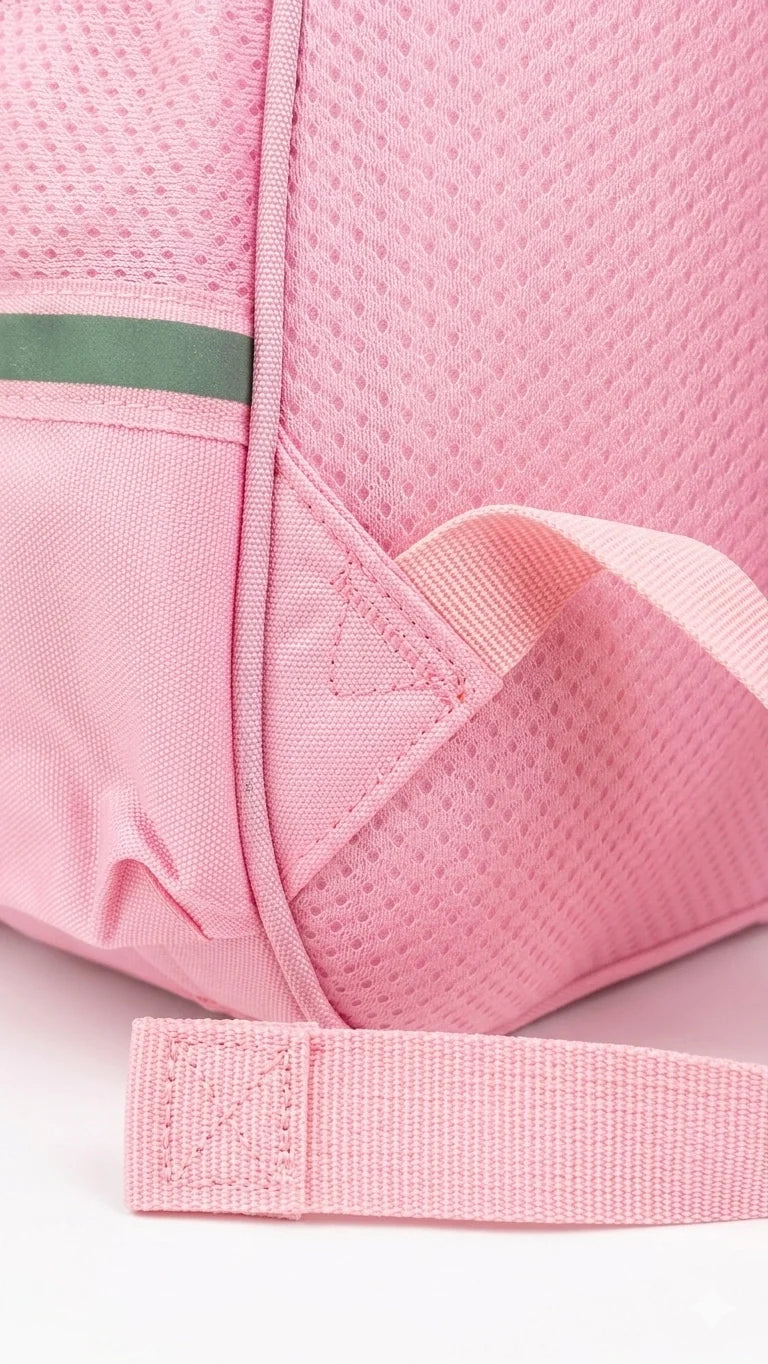 Pink School Backpack for Primary Class Girls – Imported, Water Resistant, Ergonomic with Reflective Strips