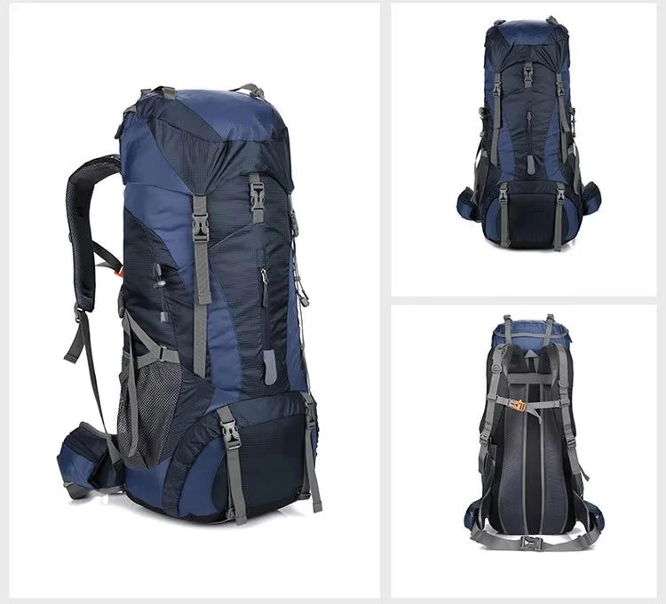 Everest 75+5L Waterproof Hiking & Camping Backpack with Rain Cover – Travel Trekking Mountaineering Rucksack