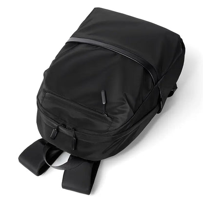 Black Polyester Laptop Backpack for Professionals Students