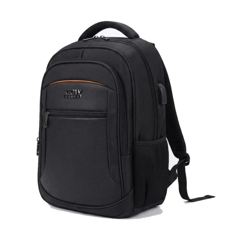 GOW School Bag For Higher Classes & College Backpack with Aux & USB Port, Waterproof, Imported