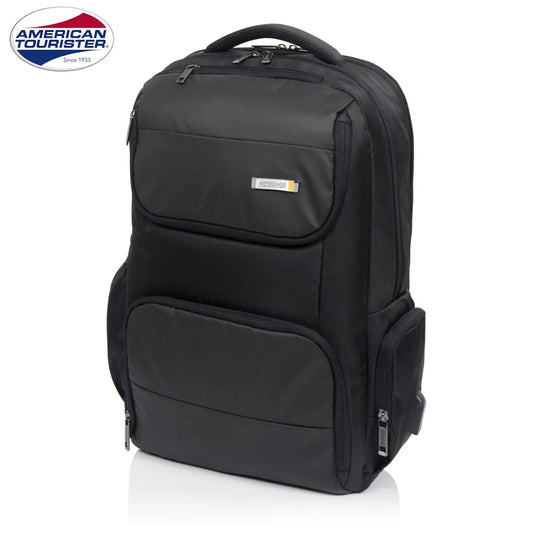 American Tourister Segno IV Laptop Backpack – 33L Expandable Backpack for 17″ Laptop with USB Port & Rain Cover