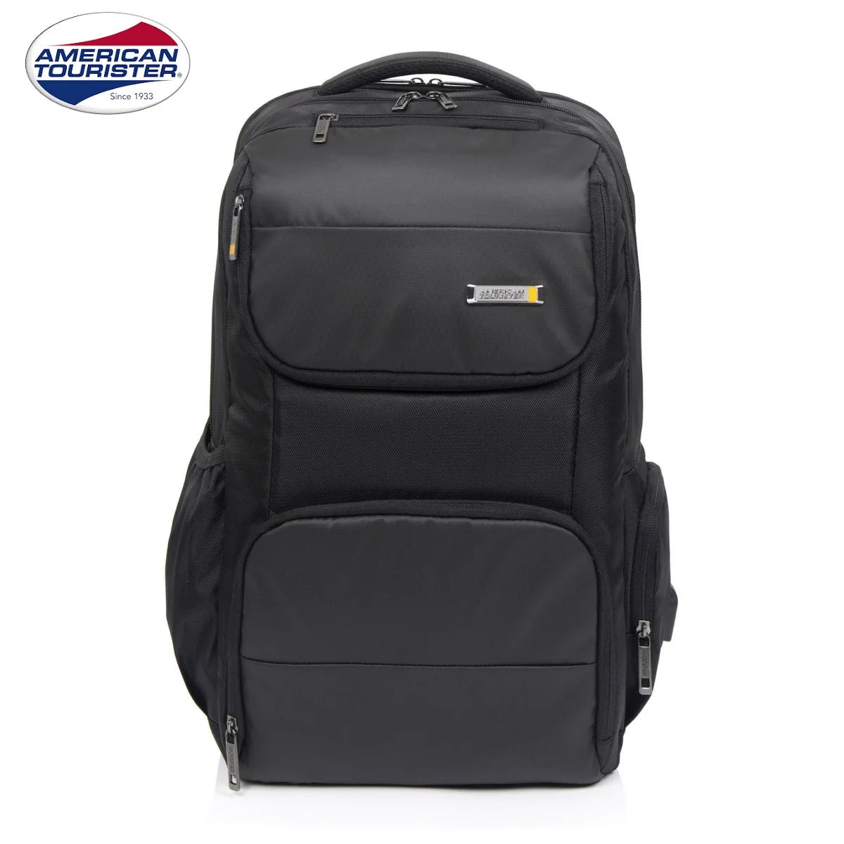 American Tourister Segno IV Laptop Backpack – 33L Expandable Backpack for 17″ Laptop with USB Port & Rain Cover