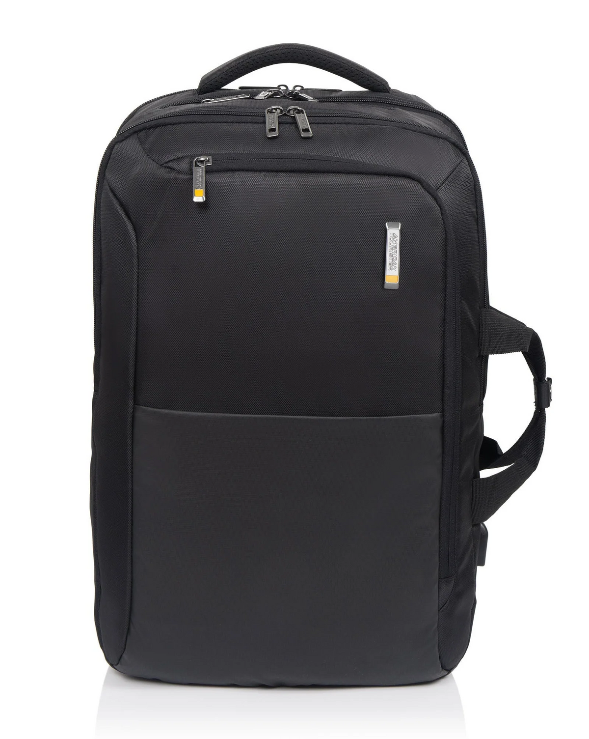 American Tourister Segno V Professional Backpack 17″ – USB Port, Lockable Laptop Compartment, Rain Cover | Black