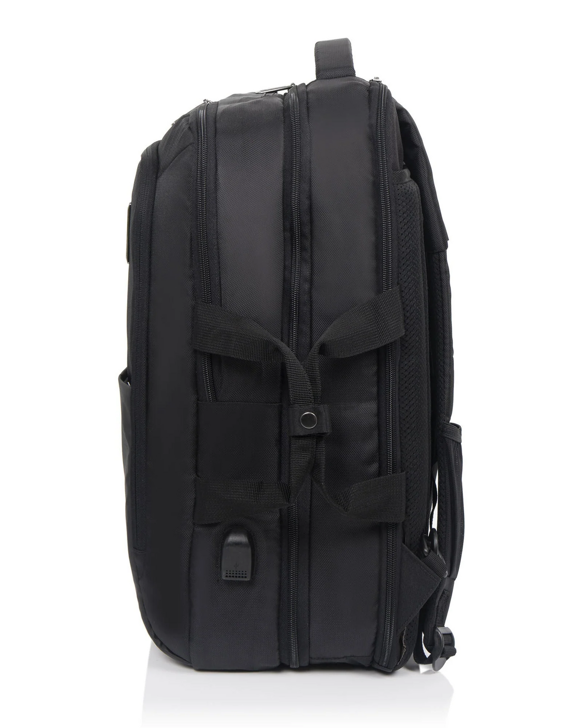 American Tourister Segno V Professional Backpack 17″ – USB Port, Lockable Laptop Compartment, Rain Cover | Black