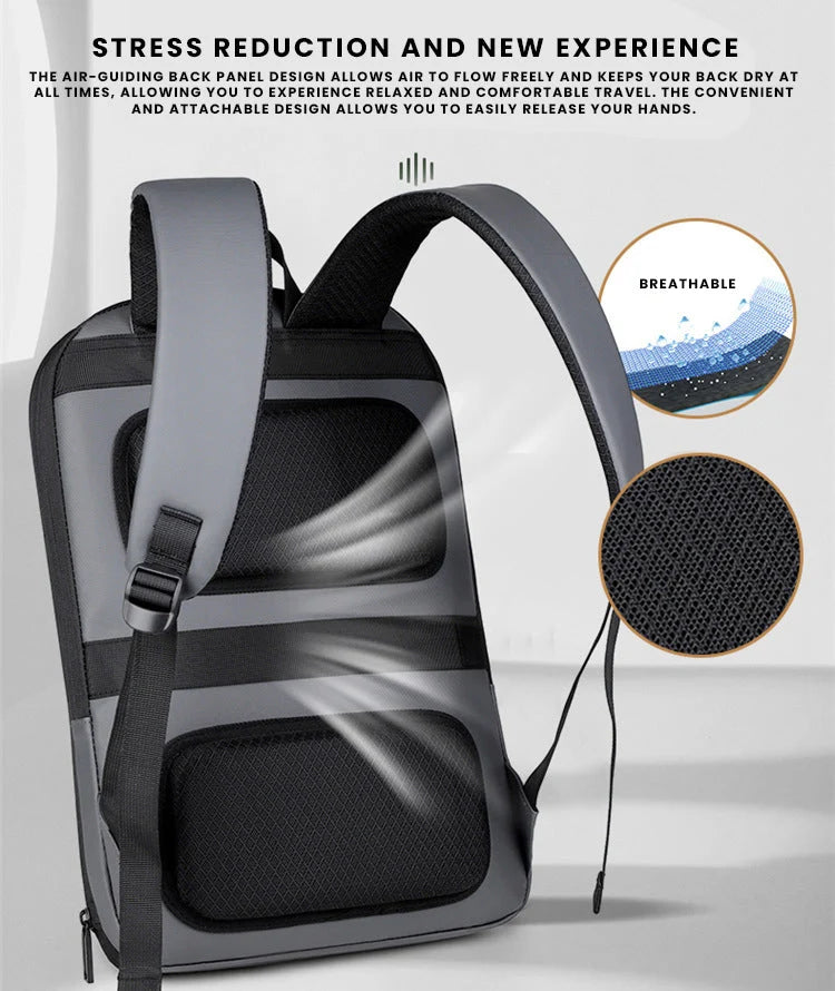 Transformer Sleek Extendable Backpack 16" Laptop Organizer Minimalist Design – 18L