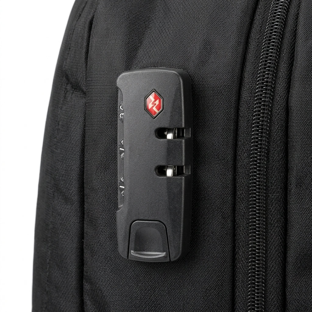 FYS Anti-Theft Travel & Laptop Backpack 15.6" Waterproof School, College & Travel | Black