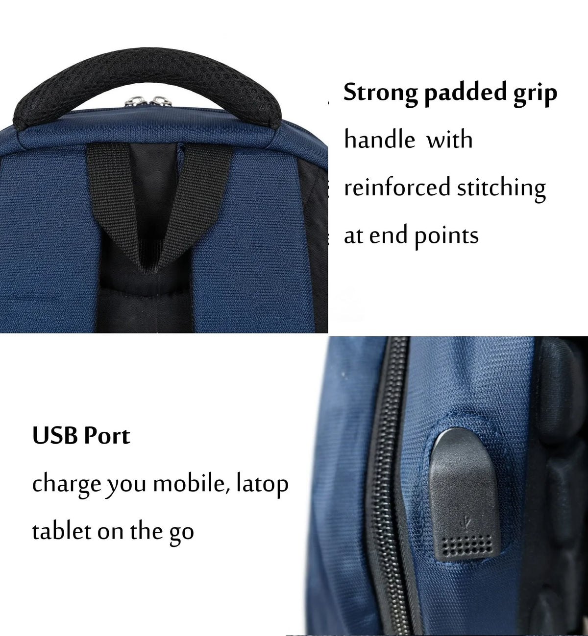 GEOX Imported High School & College Backpack – Water Resistant, Premium Quality