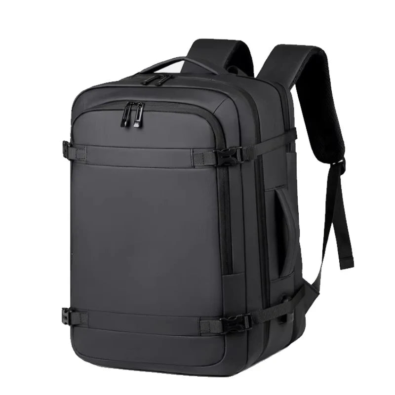 HANKE Expandable Travel Backpack 32L-40L – Waterproof Cabin Backpack with USB Port & Laptop Compartment