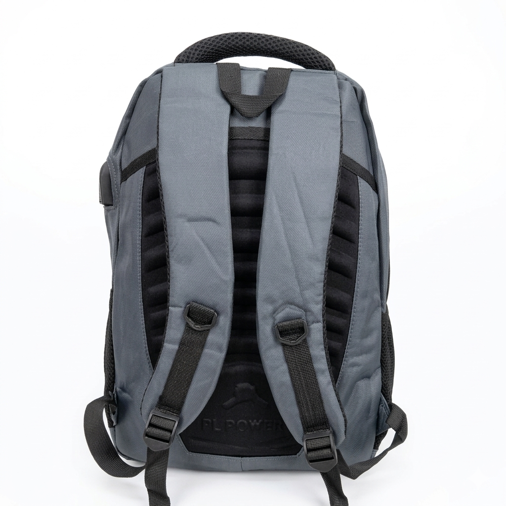 PL Power Waterproof School & Travel Backpack – USB & AUX Port | Premium Polyester Laptop Bag (Class 8–10)