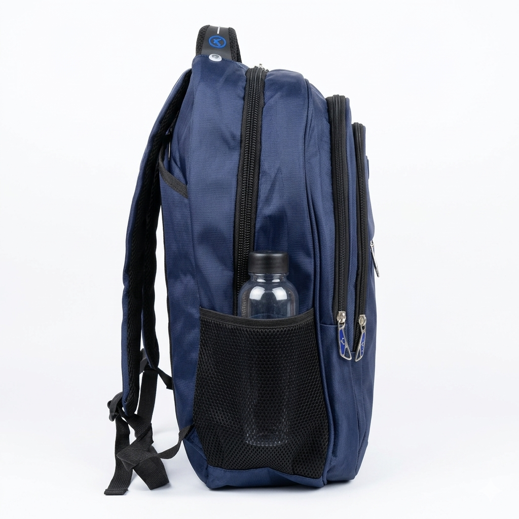 PL Power Waterproof School & Travel Backpack – USB & AUX Port | Premium Polyester Laptop Bag (Class 8–10)