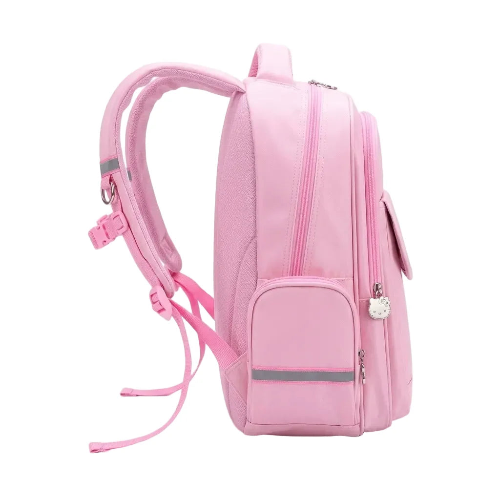 Hello Kitty Girls School Backpack – Junior Class Lightweight Waterproof Bag with Laptop Pocket