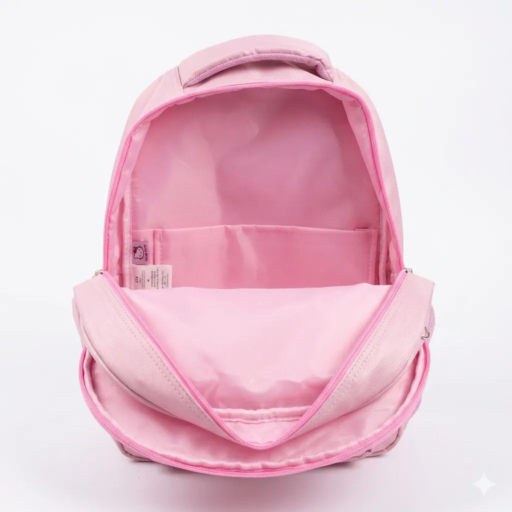 Hello Kitty Girls School Backpack – Junior Class Lightweight Waterproof Bag with Laptop Pocket