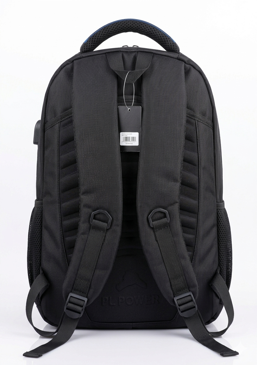 PL Power Waterproof School & Travel Backpack – USB & AUX Port | Premium Polyester Laptop Bag (Class 8–10)