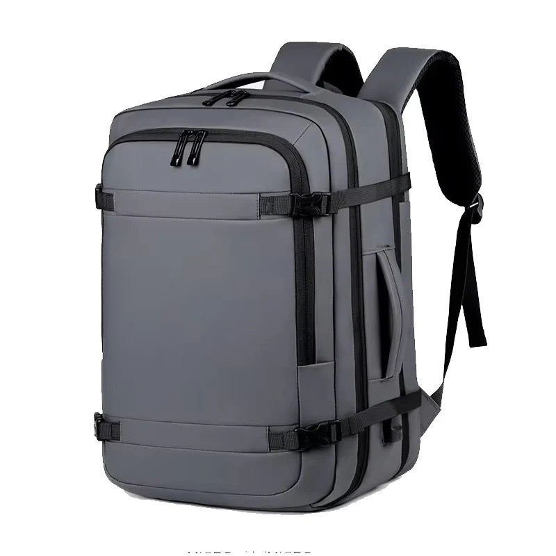 HANKE Expandable Travel Backpack 32L-40L – Waterproof Cabin Backpack with USB Port & Laptop Compartment