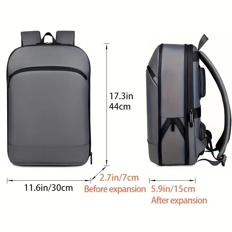 Transformer Sleek Extendable Backpack 16" Laptop Organizer Minimalist Design – 18L
