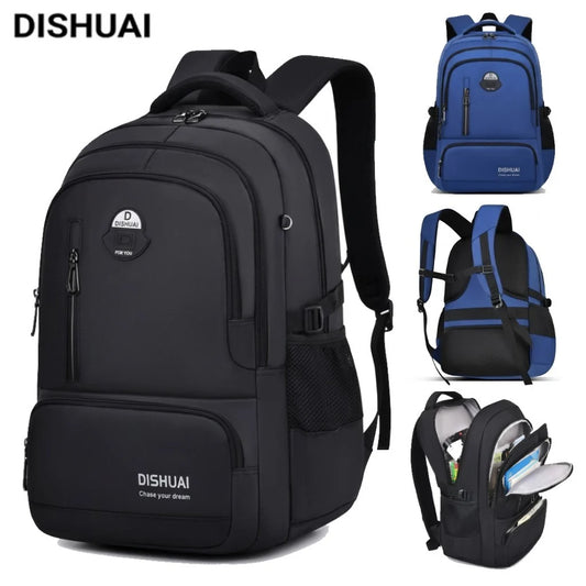 DISHUAI Drift X-Large Capacity Backpack – 17" Laptop School Bag, Water Resistant, Anti-Theft Pocket