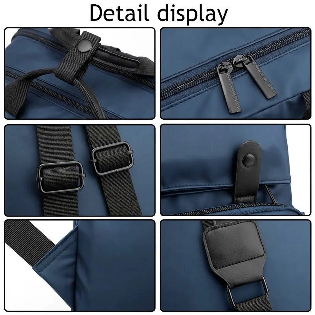 We Power Casual Unisex Backpack for Teenagers | 15" Laptop Compatible | Water Resistant | Blue