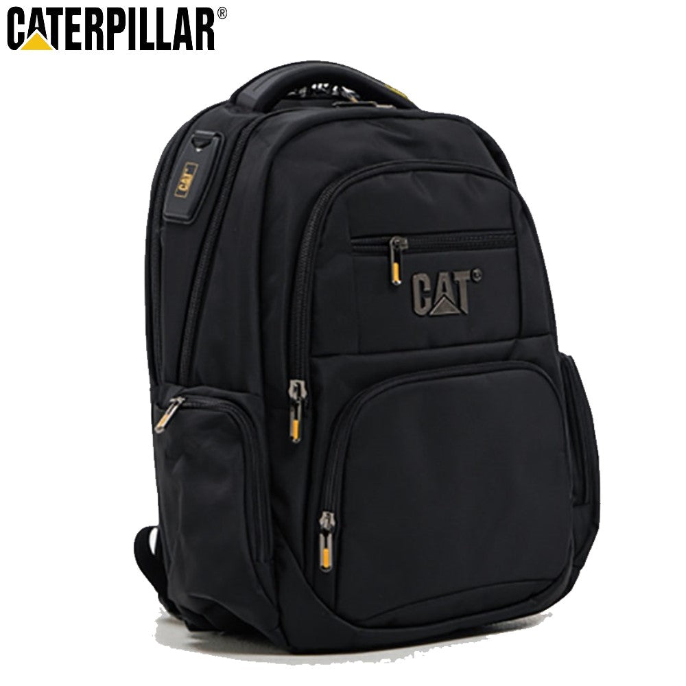 Caterpillar 15.6″ Business Travel Laptop Backpack with USB Port, AUX Cable & Rain Cover – Model 9446A#-19