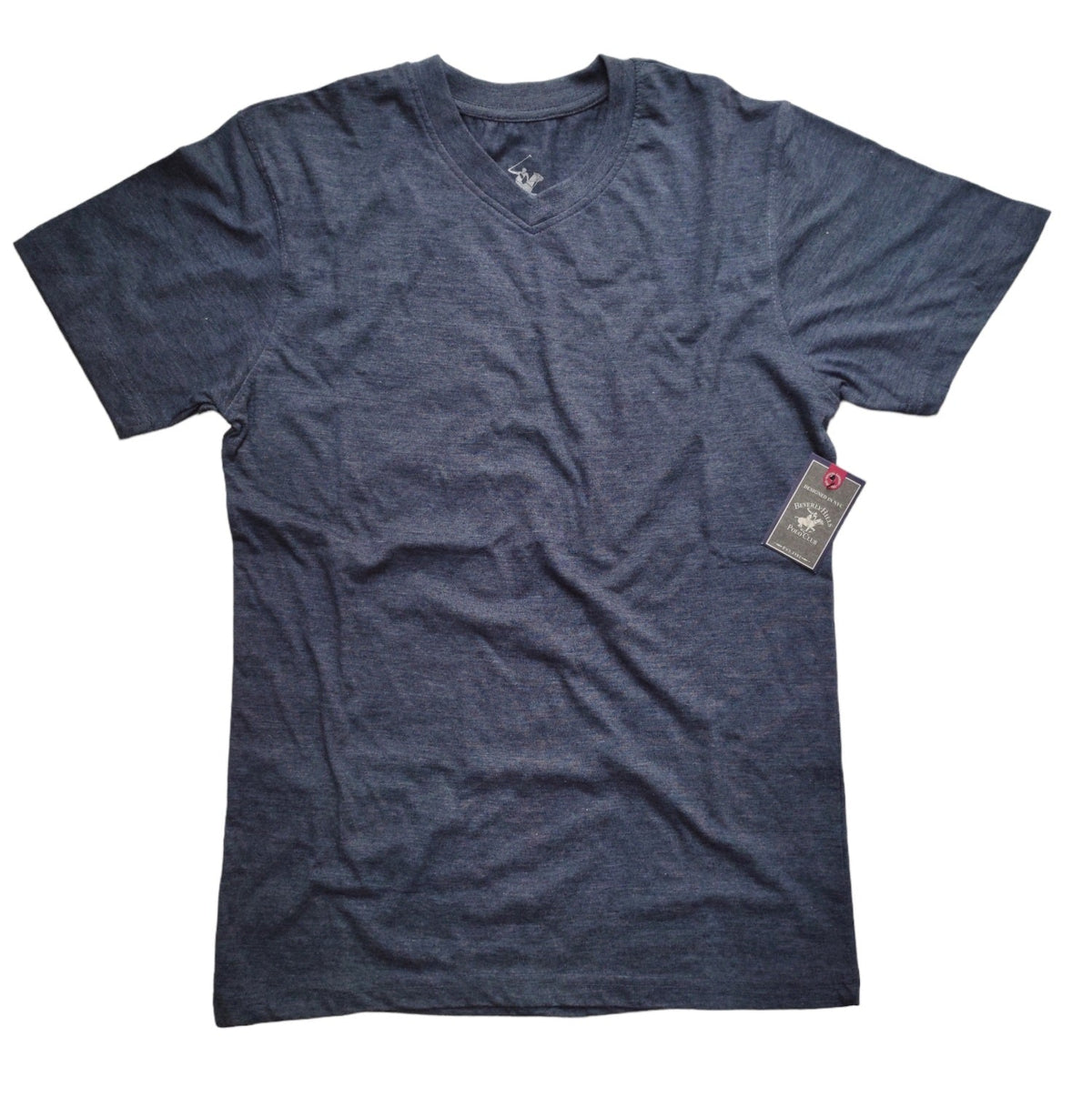 Men’s V-Neck T-Shirt – Beverley Hills Polo Club (Export Brand) Lightweight