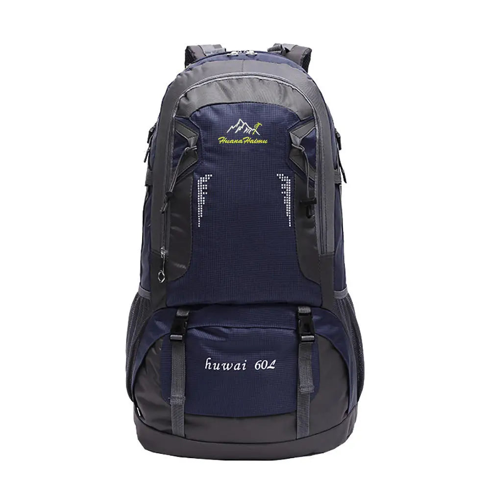 Huntvp 60L High Grade Hiking & Travel Backpack – Waterproof Trekking Bag with Shoe Compartment