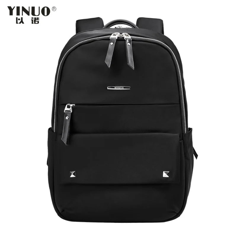 YINUO Women's Laptop Backpack 15" – Waterproof Oxford Cloth Fashion Backpack for College, University, Office & Travel
