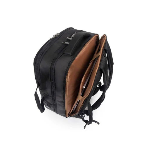 American Tourister Segno V Professional Backpack 17″ – USB Port, Lockable Laptop Compartment, Rain Cover | Black