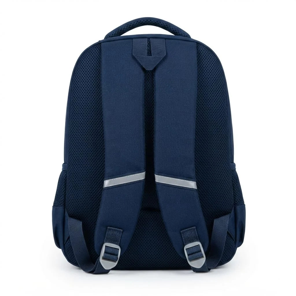 XB Astronaut Cartoon Imported Kids School Bag for Class 1-3 with Side Pocket & Chest Buckle