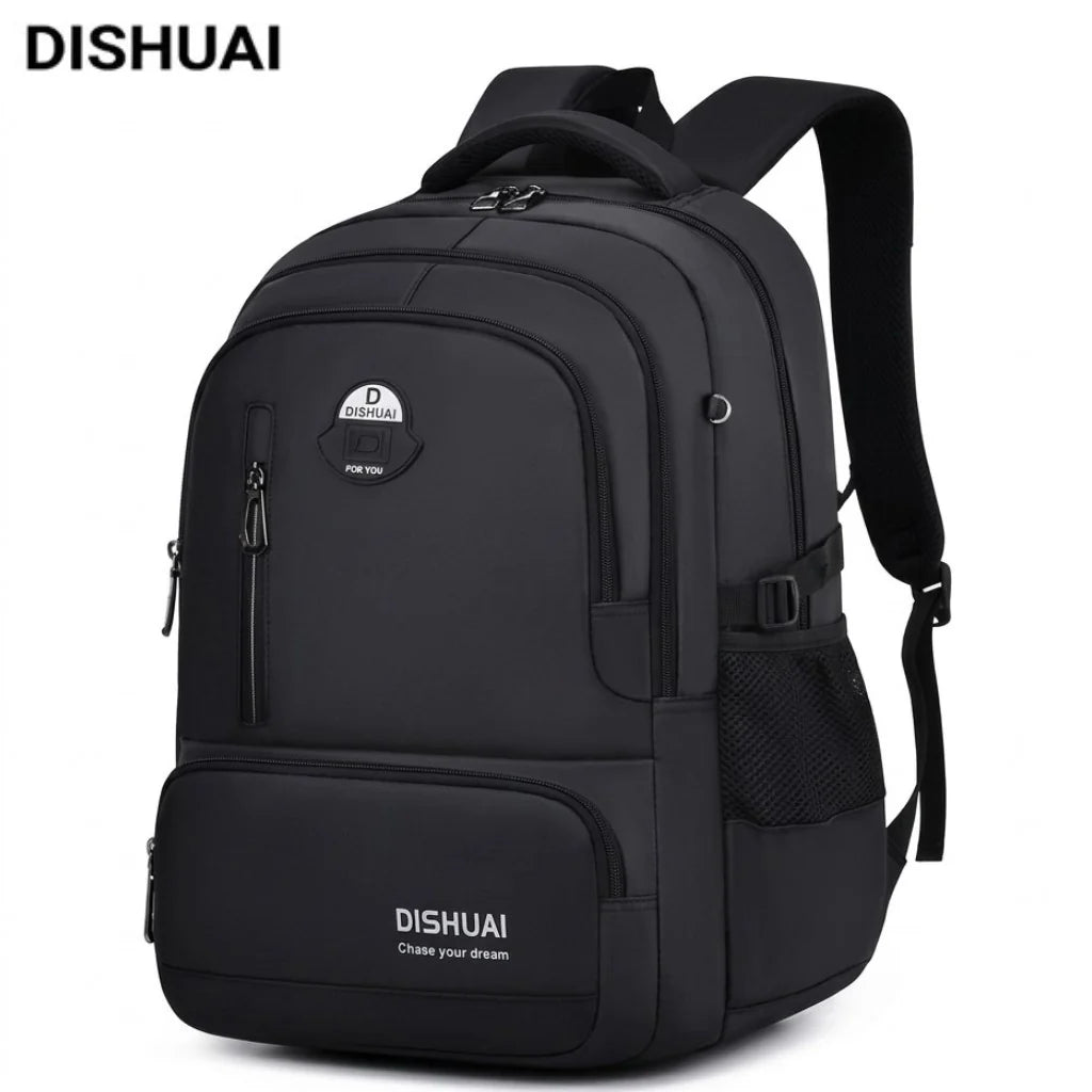 DISHUAI Drift X-Large Capacity Backpack – 17" Laptop School Bag, Water Resistant, Anti-Theft Pocket