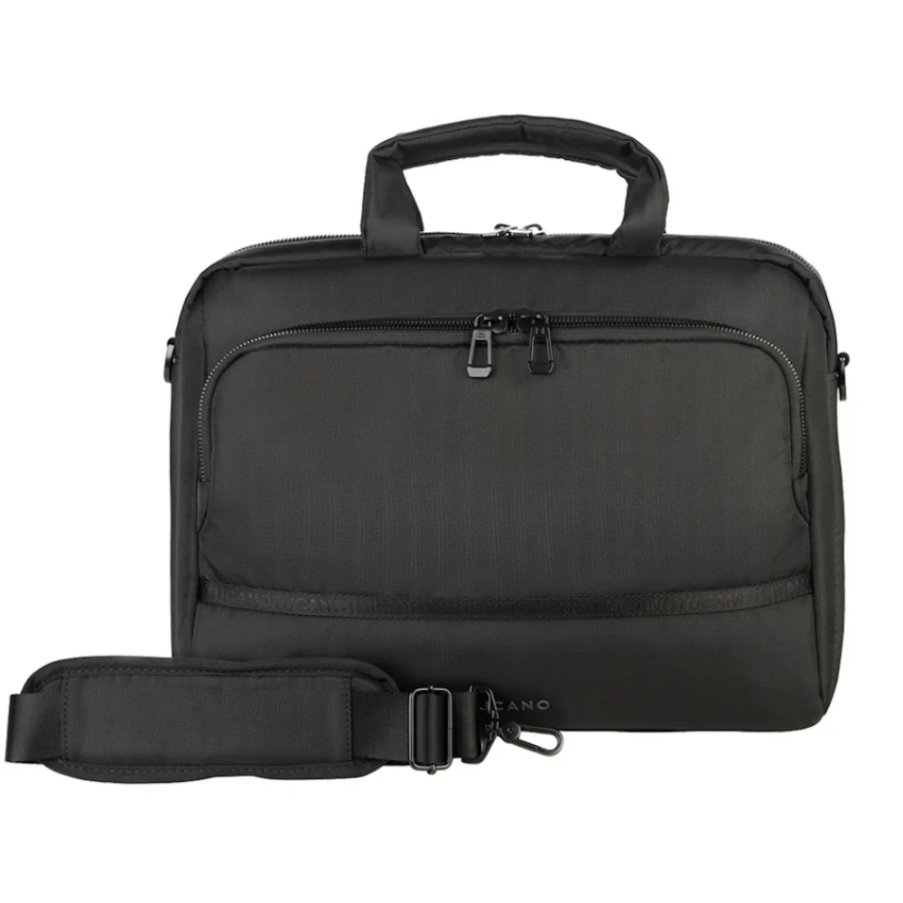 TUCANO Player 15.6" Laptop Bag Double Compartment | Recycled Fabric | Fits 16" MacBook Pro