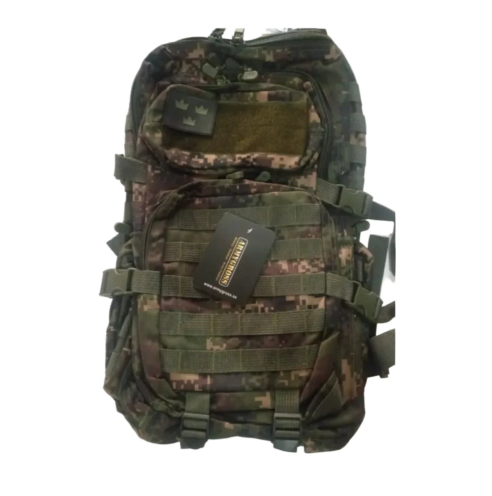 Alpha Tactical Backpack 45L – Digital Camouflage Green | MOLLE, Water Resistant Hiking Hunting Trekking Millitary Backpack