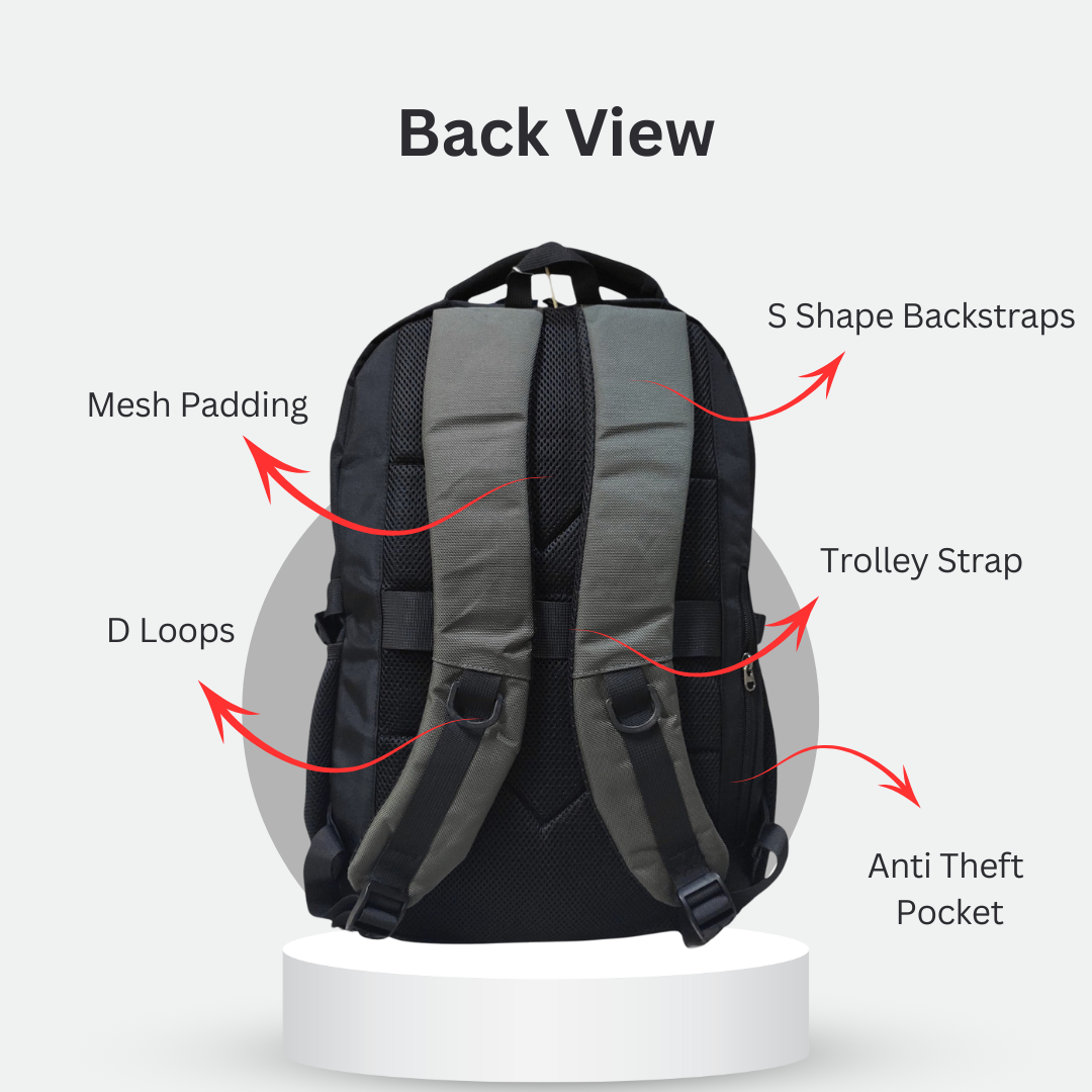 Wenhao Backpack – Large Capacity Travel, School & University Bag with Anti-Theft Pocket, Headphone Port & 16" Laptop Compartment – 47x32x20cm