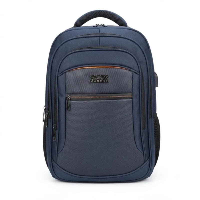 GOW School Bag For Higher Classes & College Backpack with Aux & USB Port, Waterproof, Imported
