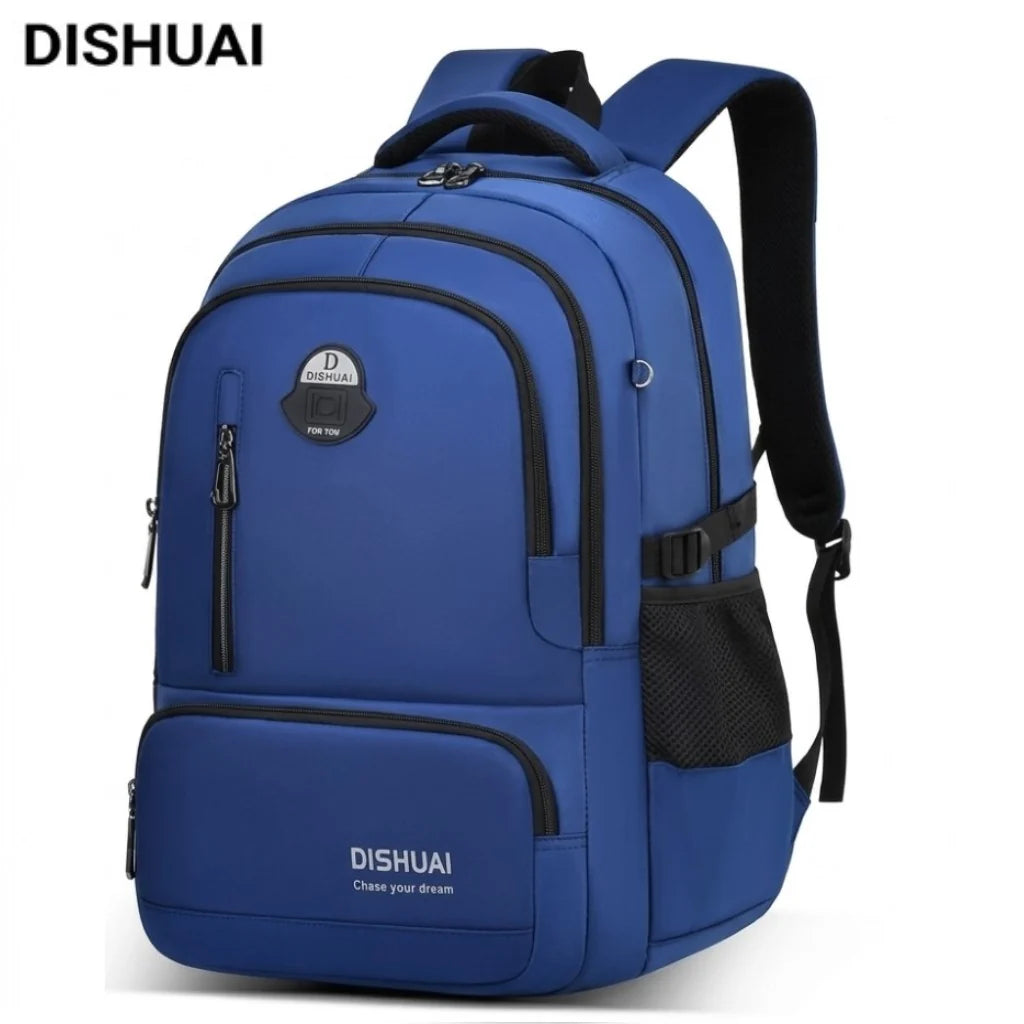 DISHUAI Drift X-Large Capacity Backpack – 17" Laptop School Bag, Water Resistant, Anti-Theft Pocket