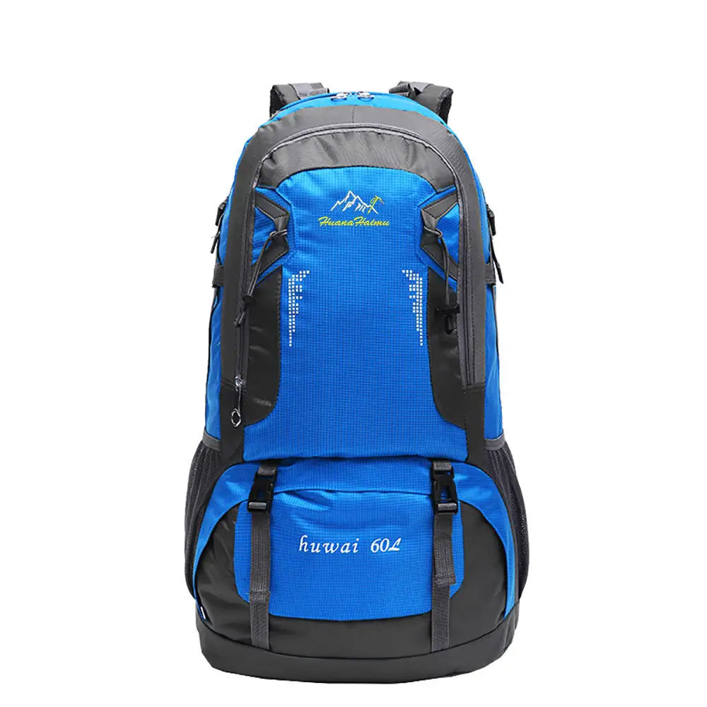 Huntvp 60L High Grade Hiking & Travel Backpack – Waterproof Trekking Bag with Shoe Compartment