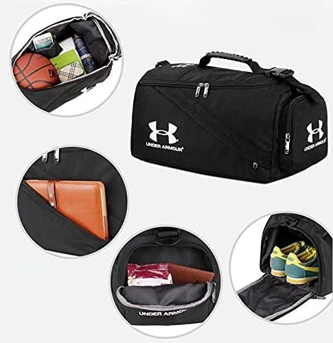 UA Storm 3-Way Travel Gym Duffle Backpack 30L – Waterproof Shoulder & Hand Carry Bag (Blue/Black)