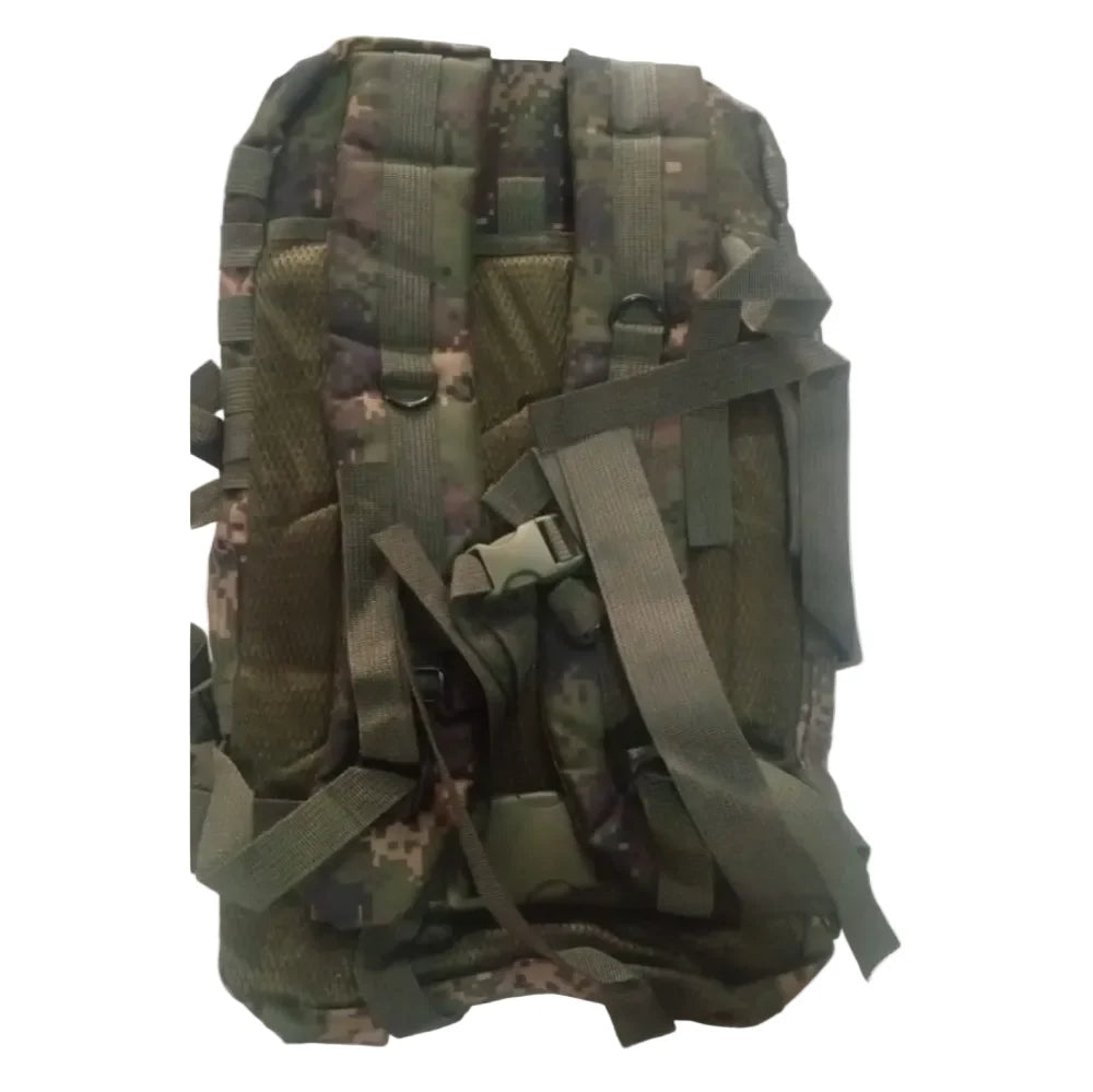 Alpha Tactical Backpack 45L – Digital Camouflage Green | MOLLE, Water Resistant Hiking Hunting Trekking Millitary Backpack