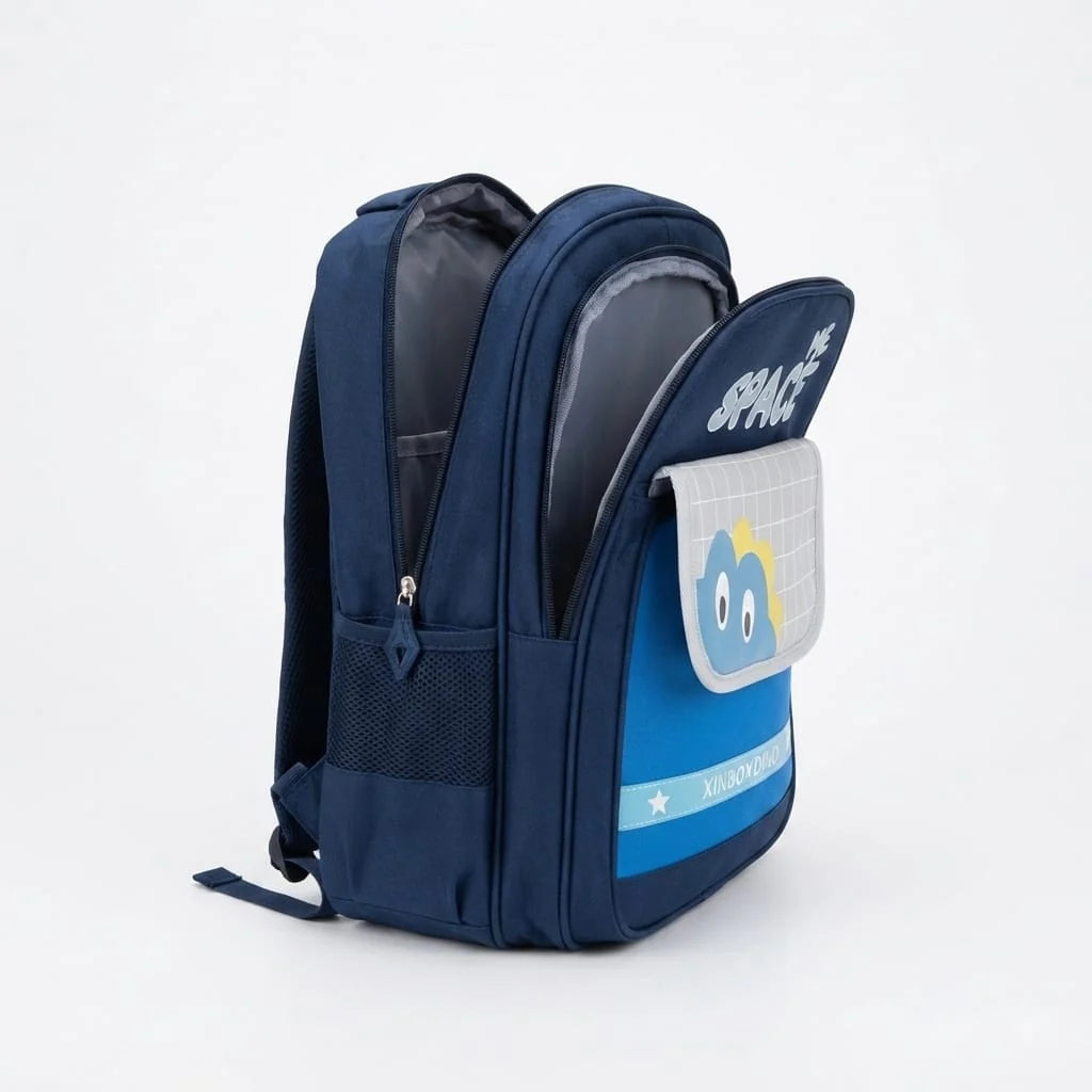 Space Dino Imported School Bag for Kids Class 1-2-3 – Premium Quality Backpack