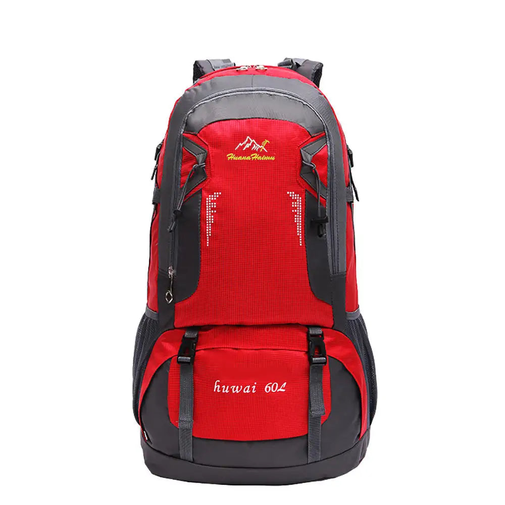 Huntvp 60L High Grade Hiking & Travel Backpack – Waterproof Trekking Bag with Shoe Compartment