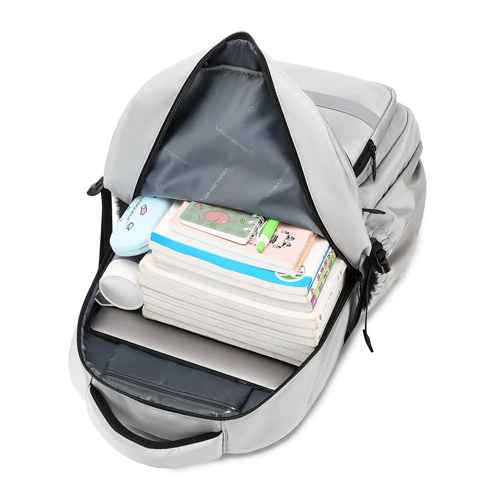 CALDIVO Casual Waterproof Backpack for School, College, University & Travel | Unisex Laptop Bag | Premium Twill Nylon