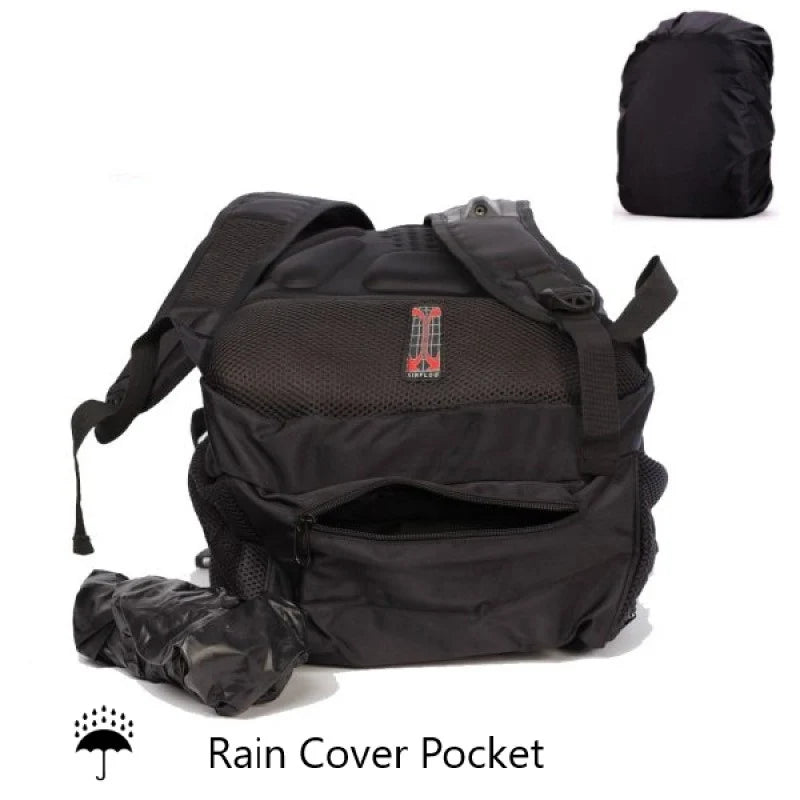 S GEAR Laptop & Travel Backpack with USB & AUX Port | Anti-Theft | Rain Cover | 15.6–17” Laptop Bag