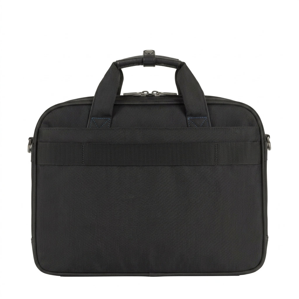 American Tourister Merit Laptop Briefcase - Black Business Bag for Men & Women