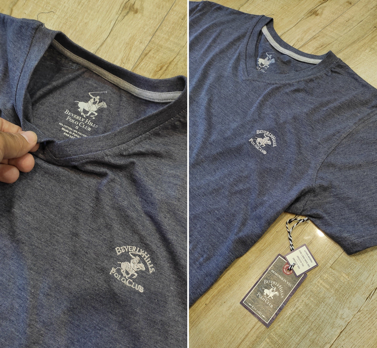 Beverly Hill Polo Club V-Neck Men’s T-Shirt – Summer Stuff Collection
