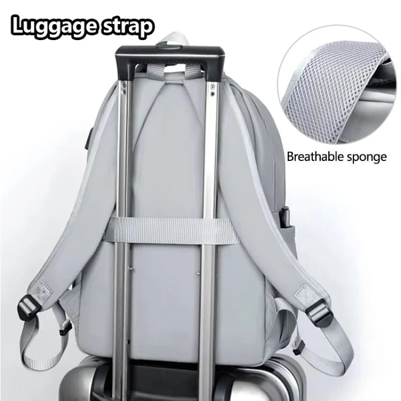 Street Pro 15.6" Waterproof Backpack with USB Charging Port – Stylish Teenager & College Bag